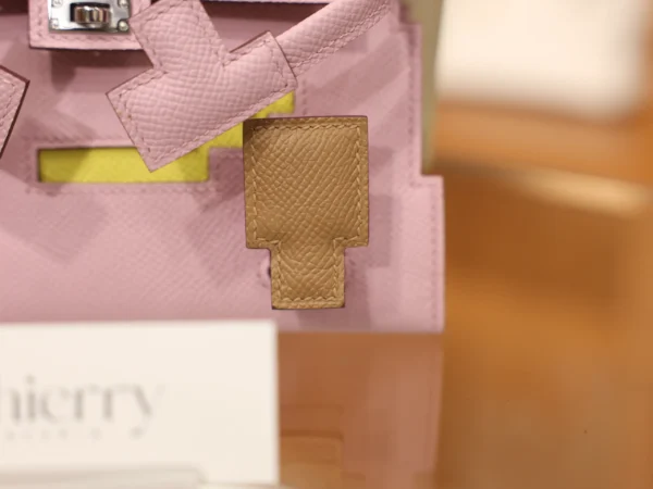 Kelly Doll Picto Epsom Mauve Sylvestre/Chai/Nata/Lime PHW