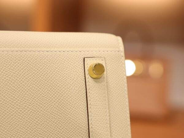 Birkin 25 Epsom Sellier Craie/Gold GHW (HSS)