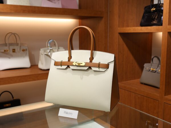 버킨 30 앱송 셀리에 끄레 골드 금장 (HSS) 001_139A2354 Birkin 30 Epsom Sellier Craie/Gold GHW (HSS)