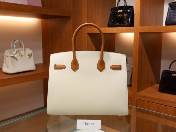 Birkin 30 Epsom Sellier Craie/Gold GHW (HSS)