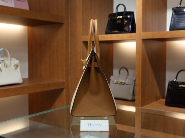 Birkin 30 Epsom Sellier Craie/Gold GHW (HSS)