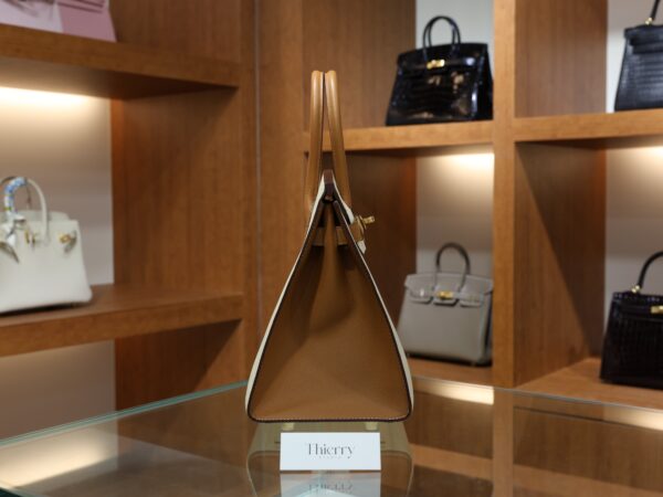 Birkin 30 Epsom Sellier Craie/Gold GHW (HSS)