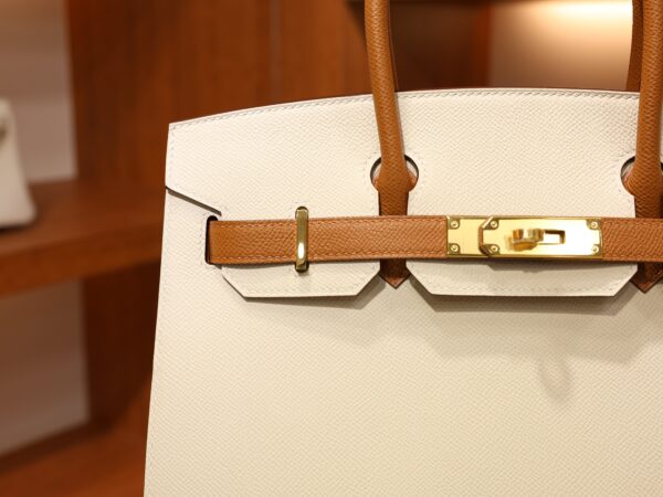 Birkin 30 Epsom Sellier Craie/Gold GHW (HSS)