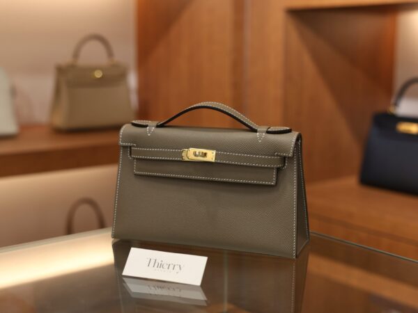 Kelly Pochette Epsom Etoupe GHW (HSS)