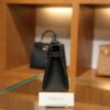 Kelly Pochette Epsom Black & Gris Perle PHW (HSS)