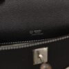 Kelly Pochette Epsom Black & Gris Perle PHW (HSS)