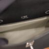 Kelly Pochette Epsom Black & Gris Perle PHW (HSS)
