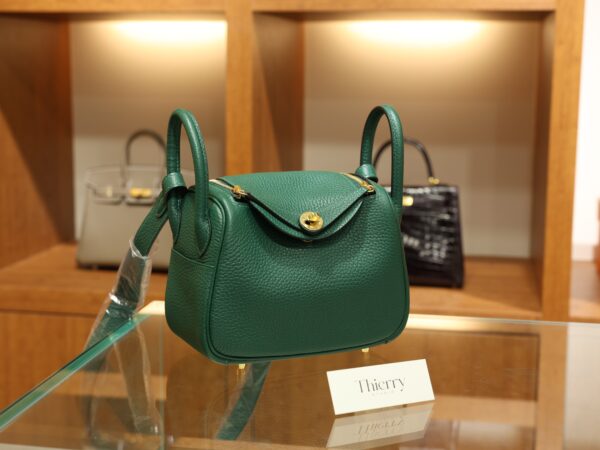Mini Lindy Clemence Malachite GHW