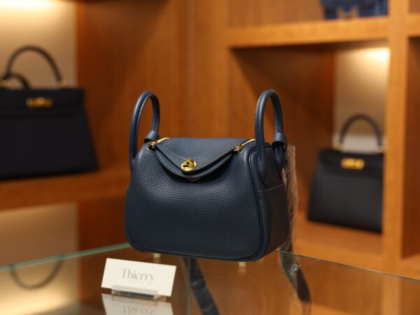 Mini Lindy Clemence Bleu de Prusse GHW