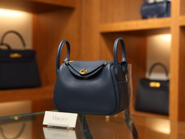 Mini Lindy Clemence Bleu de Prusse GHW