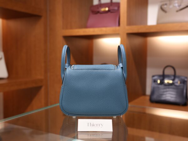 Mini Lindy Clemence Bleu Jean PHW
