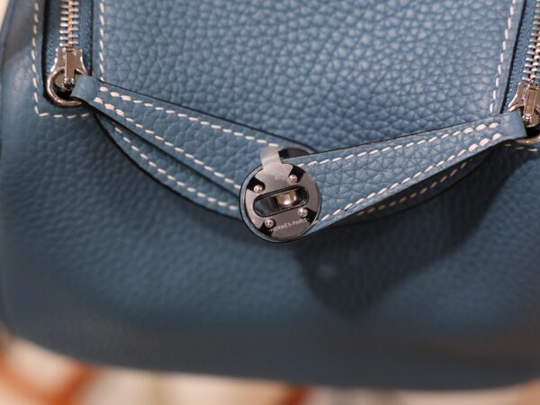 Mini Lindy Clemence Bleu Jean PHW