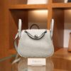 Mini Lindy Clemence Bleu Pale PHW