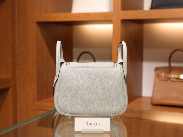 Mini Lindy Clemence Bleu Pale PHW