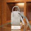 Mini Lindy Clemence Bleu Pale PHW