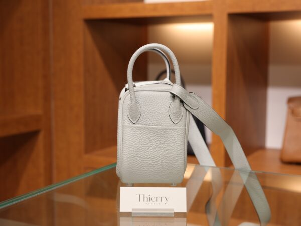 Mini Lindy Clemence Bleu Pale PHW