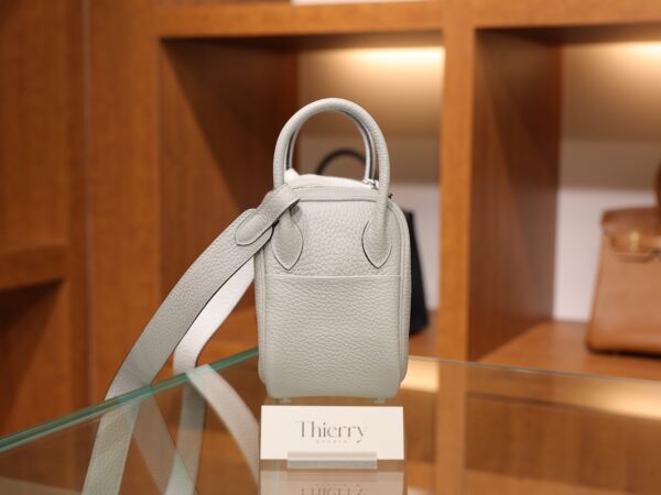 Mini Lindy Clemence Bleu Pale PHW