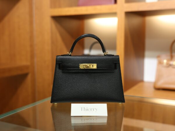 Mini Kelly Mysore Black GHW