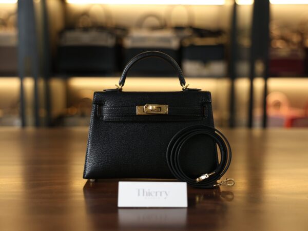 Mini Kelly Mysore Black GHW