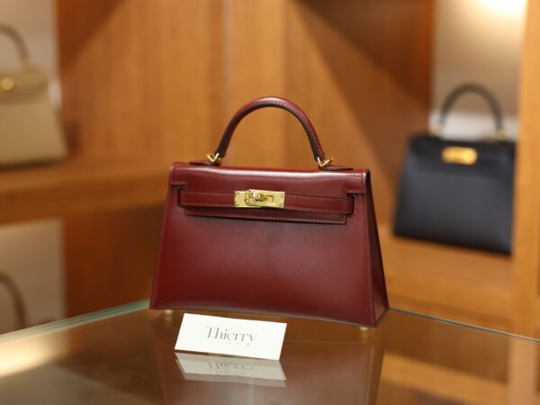 Mini Kelly Box Rouge H GHW