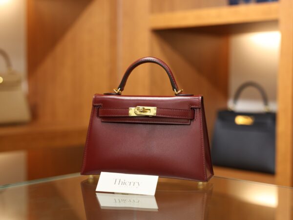 Mini Kelly Box Rouge H GHW