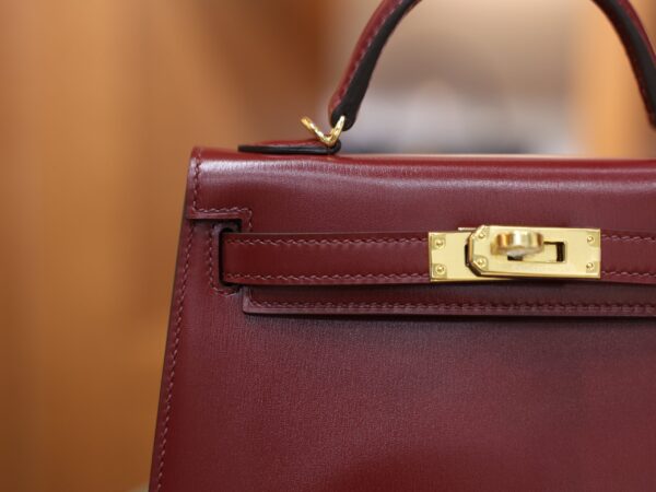 Mini Kelly Box Rouge H GHW
