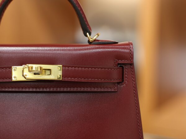 Mini Kelly Box Rouge H GHW