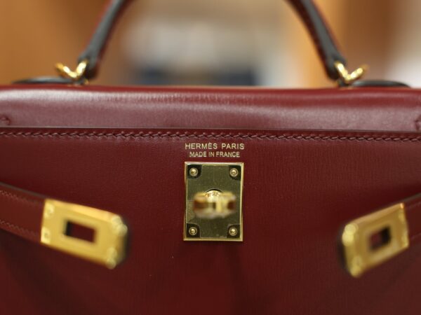 Mini Kelly Box Rouge H GHW