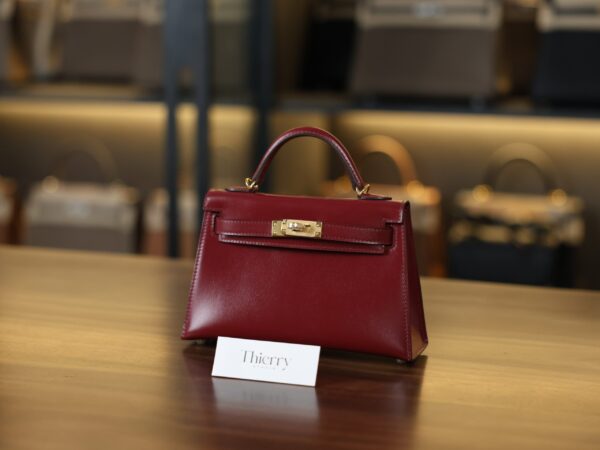 Mini Kelly Box Rouge H GHW
