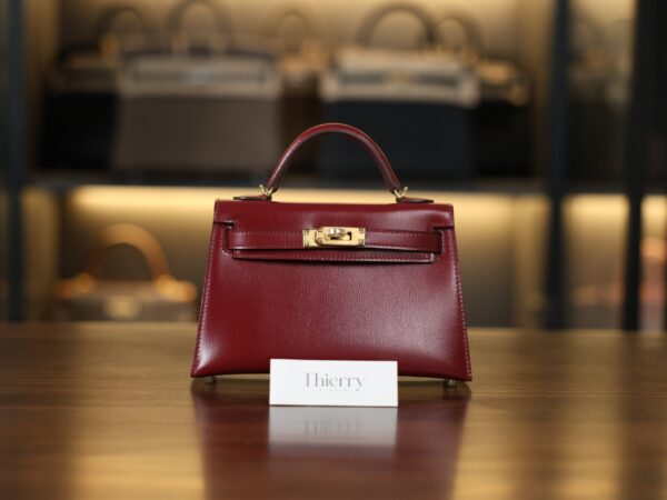 Mini Kelly Box Rouge H GHW