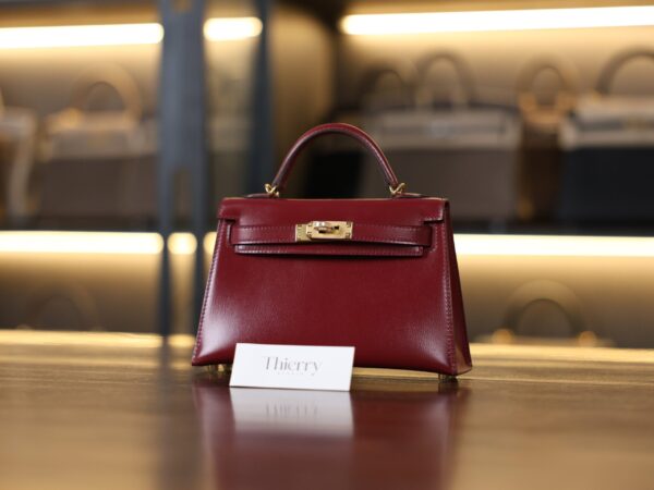Mini Kelly Box Rouge H GHW