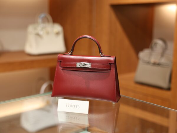 Mini Kelly Box Rouge H PHW