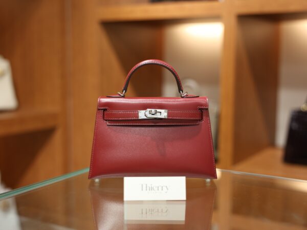 Mini Kelly Box Rouge H PHW