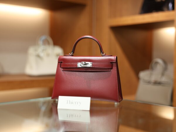 Mini Kelly Box Rouge H PHW