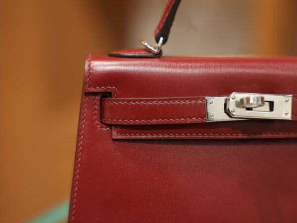 Mini Kelly Box Rouge H PHW