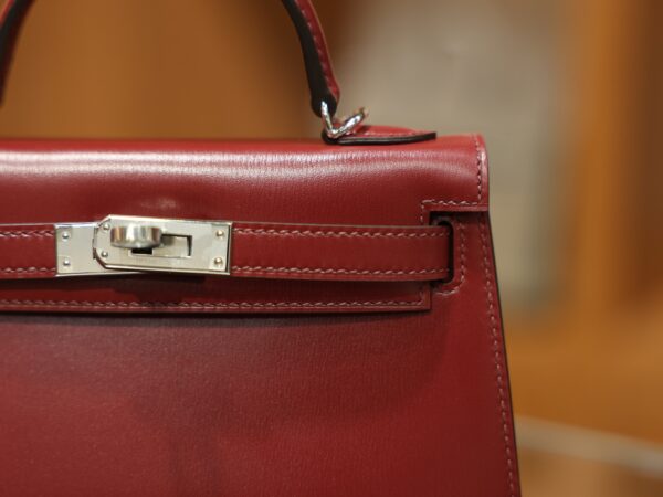 Mini Kelly Box Rouge H PHW