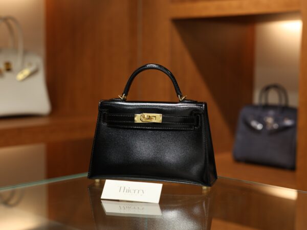 Mini Kelly Box Black GHW