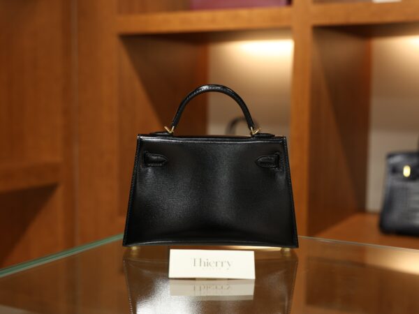 Mini Kelly Box Black GHW