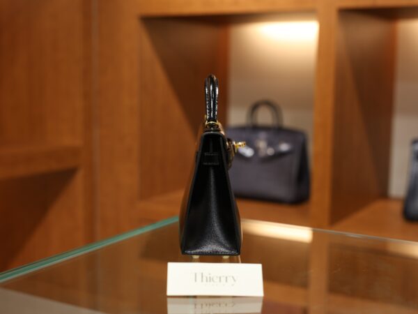 Mini Kelly Box Black GHW