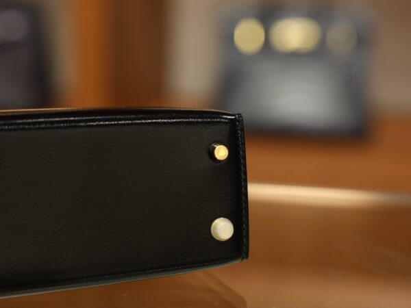 Mini Kelly Box Black GHW