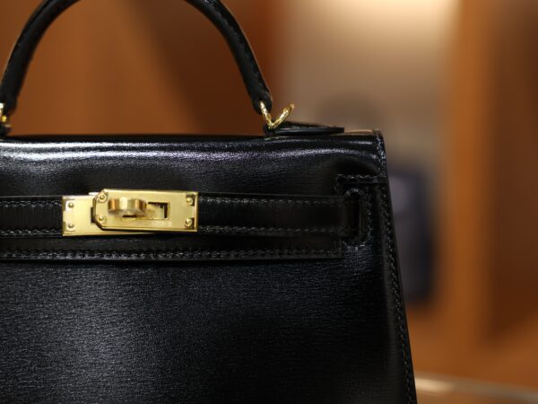 Mini Kelly Box Black GHW