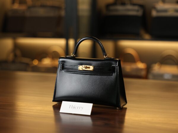 Mini Kelly Box Black GHW