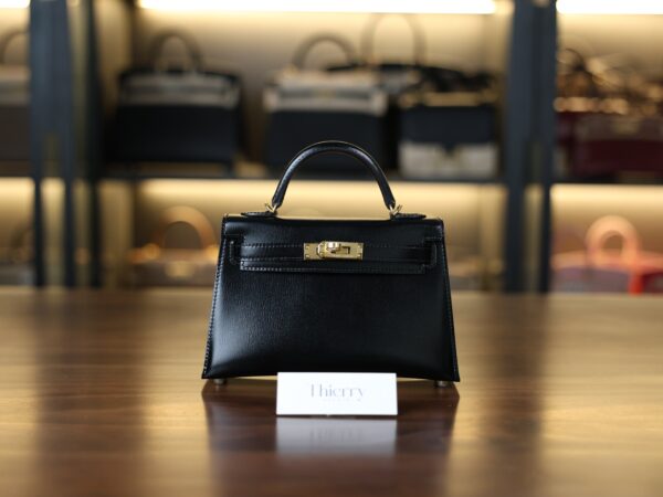 Mini Kelly Box Black GHW
