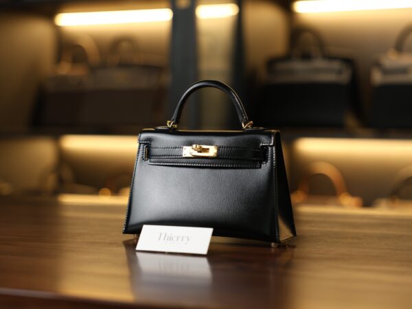 Mini Kelly Box Black GHW