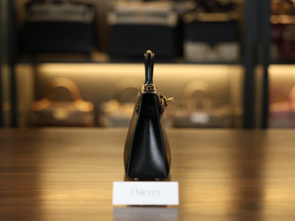 Mini Kelly Box Black GHW