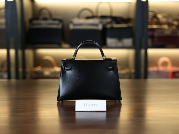 Mini Kelly Box Black GHW