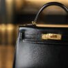 Mini Kelly Box Black GHW