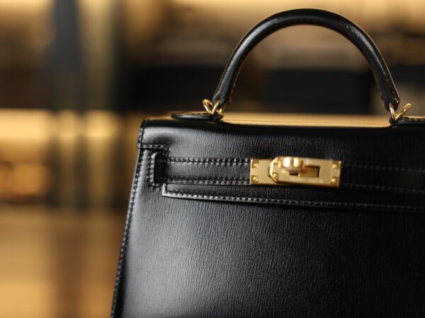 Mini Kelly Box Black GHW