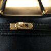 Mini Kelly Box Black GHW