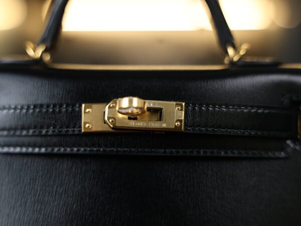 Mini Kelly Box Black GHW